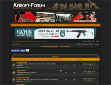 Tablet Screenshot of airsoftforum.cz